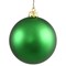 3 in. Christmas Green Matte Ornament Ball - 32 per Box